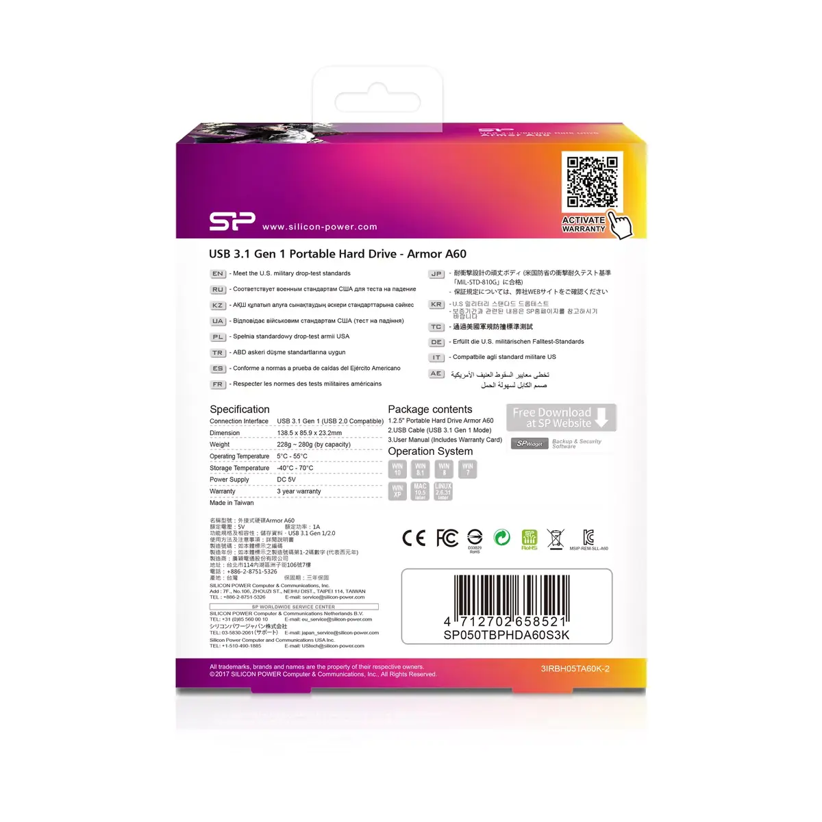 Silicon Power Armor A60 2.5" 5TB External HDD Photo 8