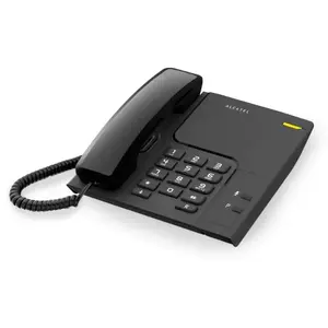 Аналоговый телефон Alcatel T26 Черный Проводная и беспроводная гарнитура