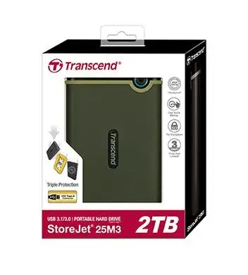 Cietais disks Transcend 2TB StoreJet 25M3G Photo 2