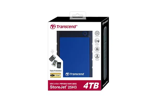 Cietais disks Transcend 4TB StoreJet 25H3 Photo 3