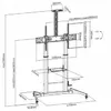 LH-Group TTL03H-610TW Floor Stand for 55-105 inch Displays Photo 2