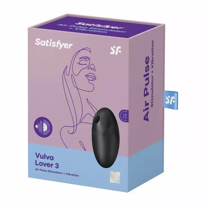 Satisfyer Vulva Lover 3 — воздушный стимулятор и вибратор Photo 4