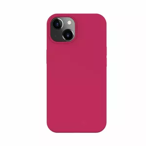 Силиконовый чехол Evelatus для iPhone 13 — Soft Touch, розово‑красный