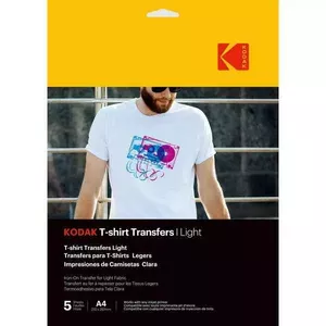 Heat-transfer T-shirt film Kodak 3510560 Light, pack of 5 sheets