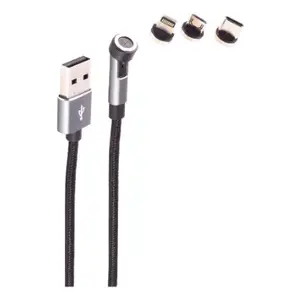 USB cable ShiverPeaks BS14-19010 1 m USB A Black