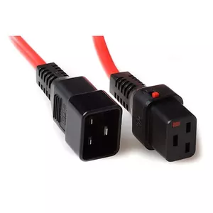 ACT Powercord C19 IEC Lock C20 красный 2 м 16 А 230 В