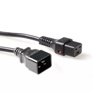 ACT Powercord C19 IEC Lock C20 черный 1 м 230V 16A