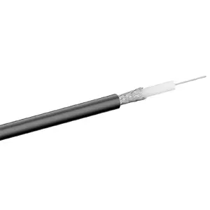 Coaxial cable GOOBAY RG-58, double shielded, 100 m reel, coaxial connectors