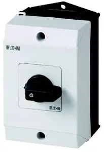 Переключатель Eaton T0-1-8210/I1, 1-полюсный, черно-белый