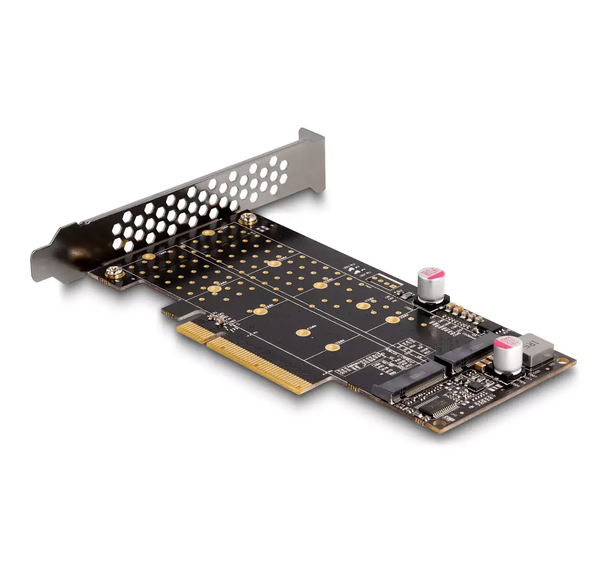 DeLOCK PCI Express x8 Card to 2 x internal NVMe M.2 Key M Photo 2