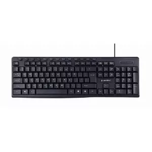 Gembird KB-UM-107-DE keyboard Universal USB QWERTZ German Black
