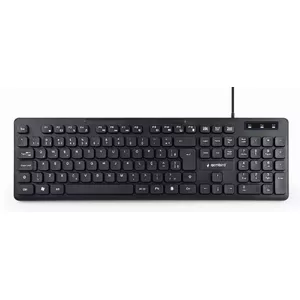 Gembird KB-MCH-04-DE keyboard Universal USB QWERTZ German Black