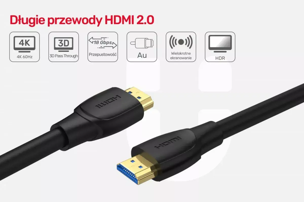 Unitek C11068BK HDMI kabelis 7 m Photo 7