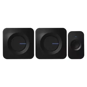 Radio doorbell EMOS P5730, wireless 433 MHz, 90 dB, max range 180 m, black