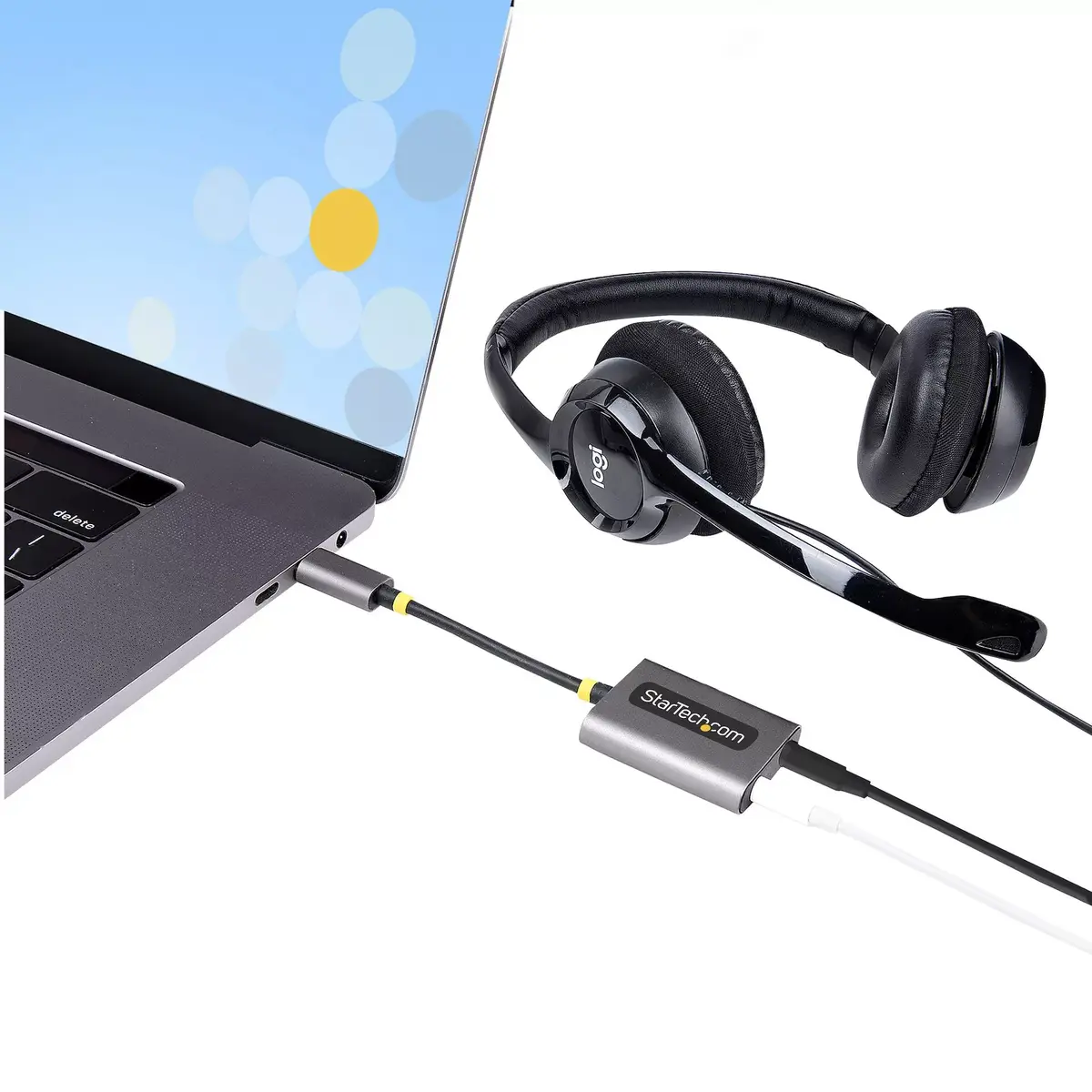 USB-C наушниковый сплиттер StarTech.com USBC-AUDIO-SPLITTER Photo 9