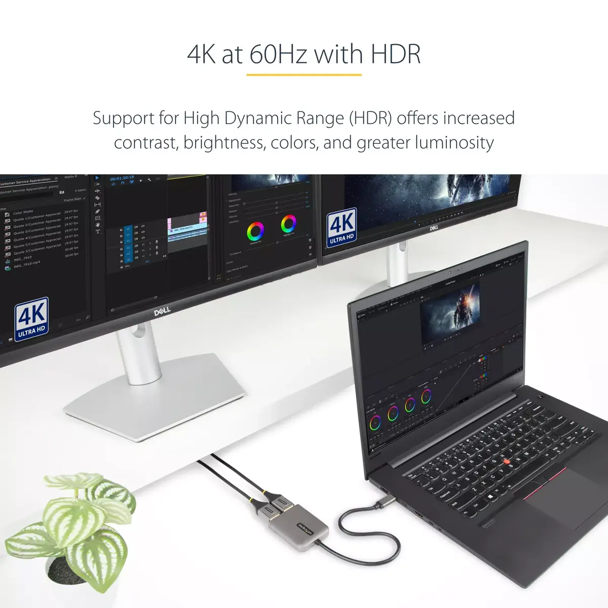Адаптер USB-C на два DisplayPort StarTech MST Hub Photo 8