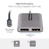 Адаптер USB-C на два DisplayPort StarTech MST Hub Photo 11