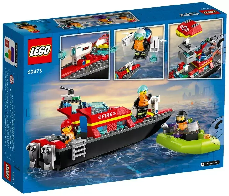LEGO Fire Rescue Boat 60373 komplekts Photo 8