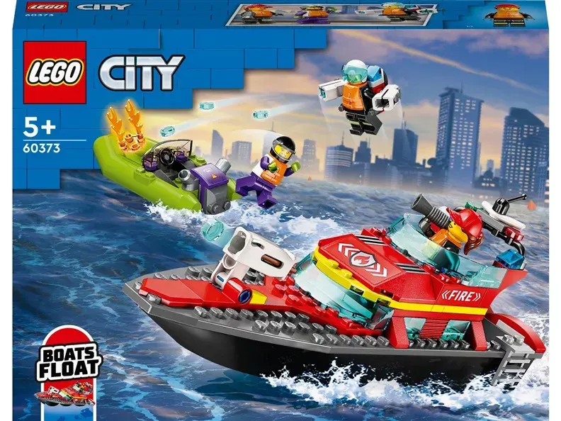LEGO Fire Rescue Boat 60373 komplekts Photo 6