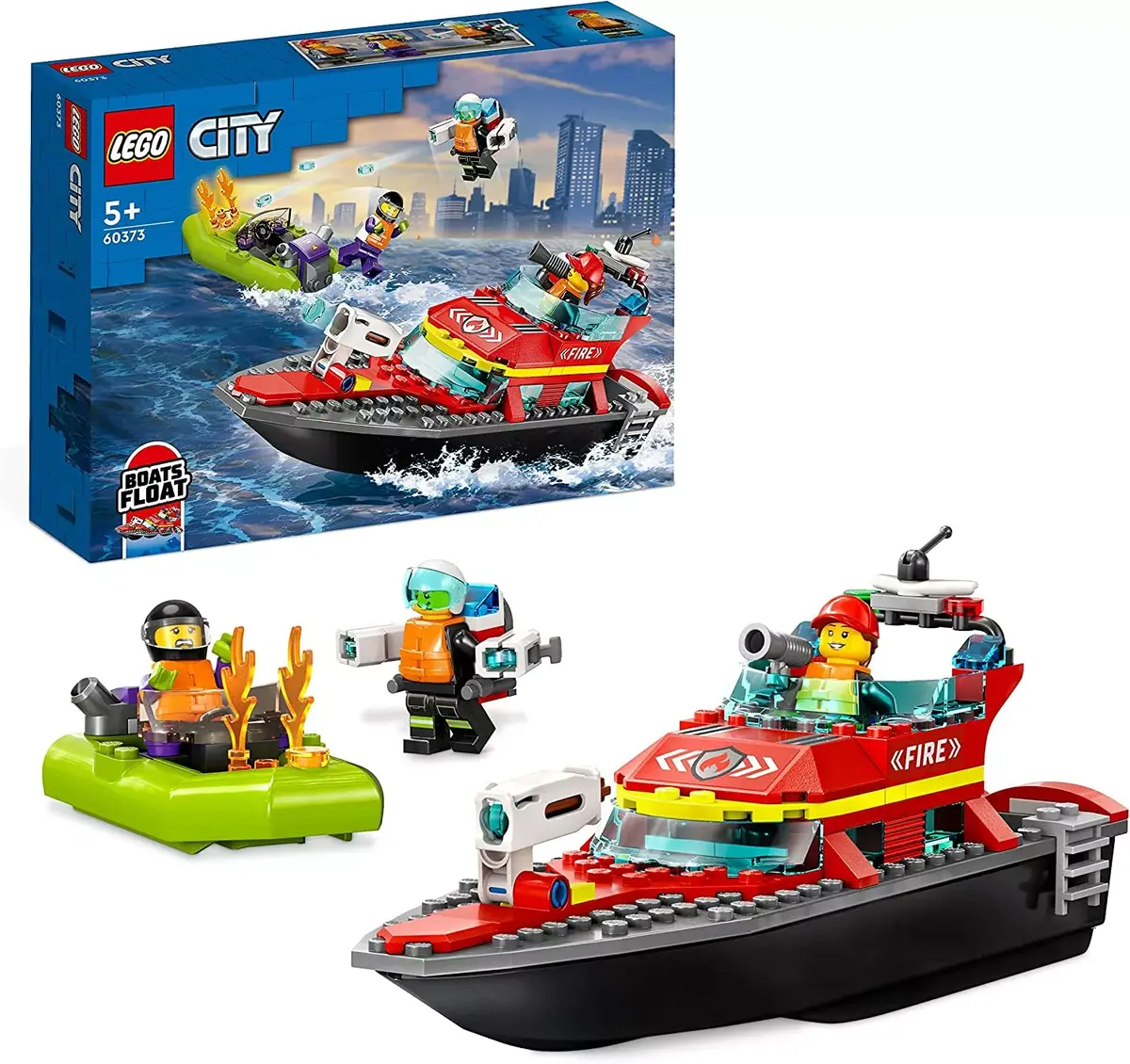 LEGO Fire Rescue Boat 60373 komplekts Photo 5