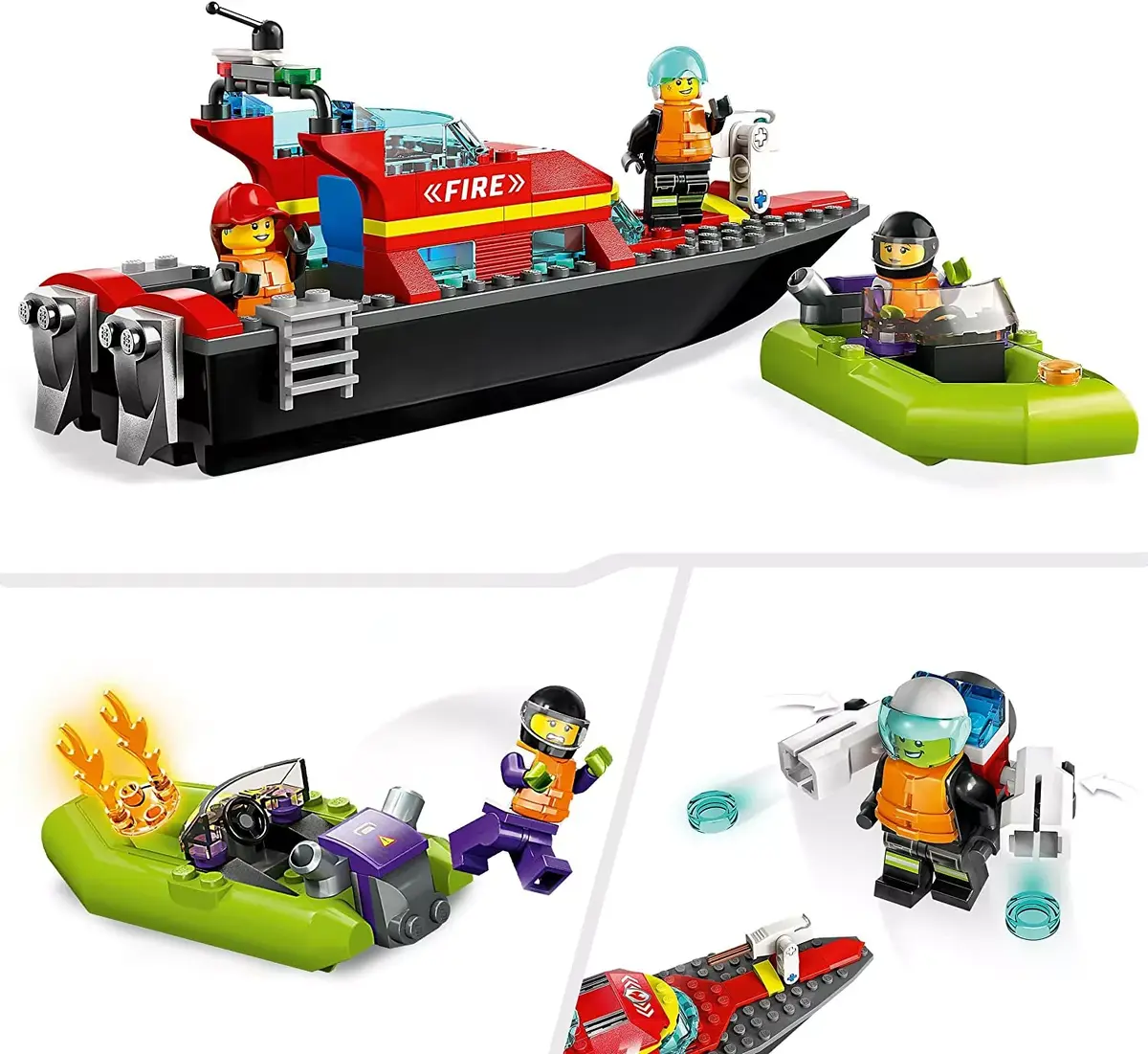 LEGO Fire Rescue Boat 60373 komplekts Photo 14