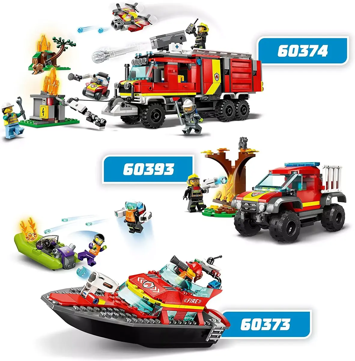 LEGO Fire Rescue Boat 60373 komplekts Photo 17