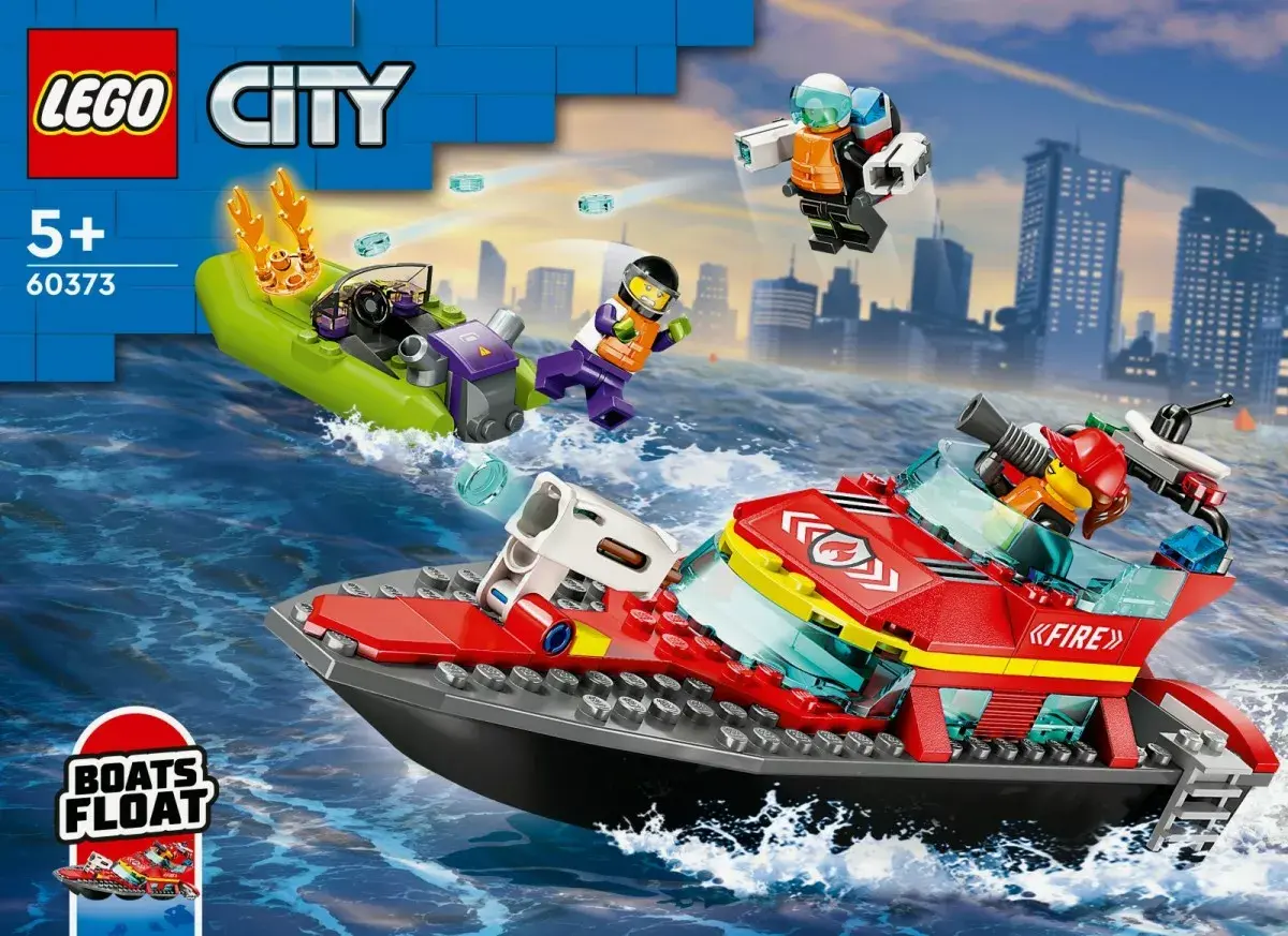 LEGO Fire Rescue Boat 60373 komplekts Photo 7