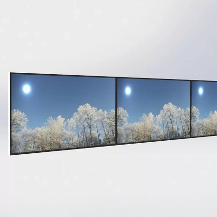 HI ND Videorow landscape 3x43 sienas stiprinājums Samsung 43" Photo 2