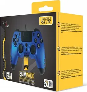 Wired Game Controller steel play STEELPLAY Slim Pack Sapphire Blue, compact design, wired connection