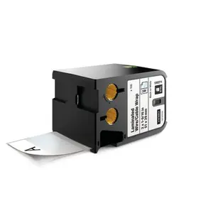 DYMO Laminēta vadu un kabeļu marķēšanas lente Melns uz balta Vinils Termopārnese Saderīga ar XTL 500