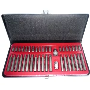 Tērauda atslēgas HEX - TORX 40 gab., S2