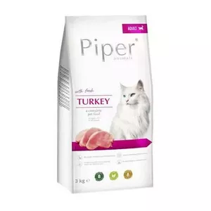 Сухой корм для кошек Dolina Noteci Piper с индейкой, взрослые, 3 кг, 35% белка, 15% жира, без глютена и сои