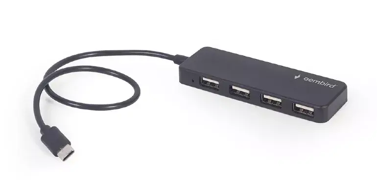 Gembird UHB-CM-U2P4-01 USB‑хаб 4 порта Type‑C Photo 2