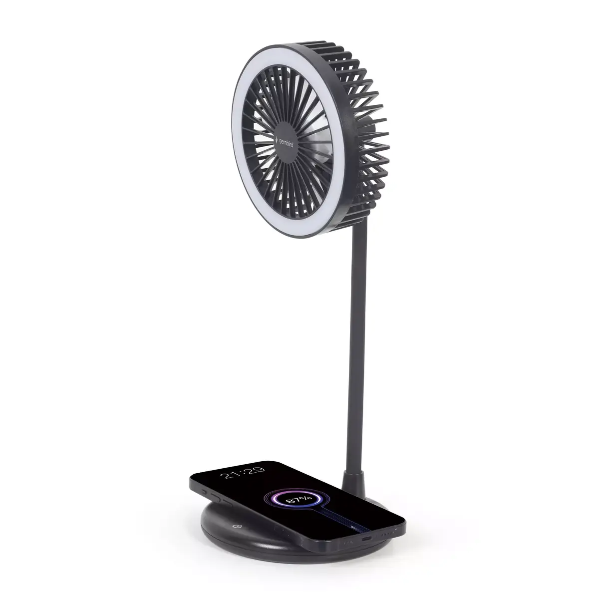 Настольный вентилятор Gembird TA-WPC10-LEDFAN-01 Photo 3