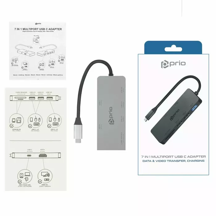 USB-C® 7-in-1 Multiport Adapter