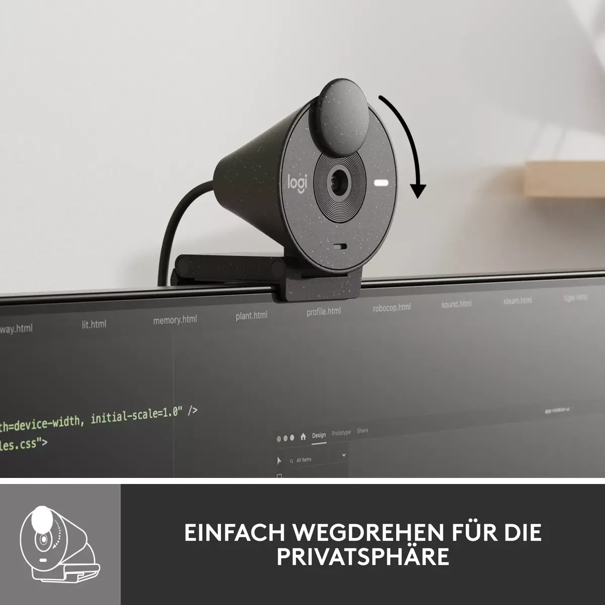 Веб-камера Logitech Brio 300 Photo 10