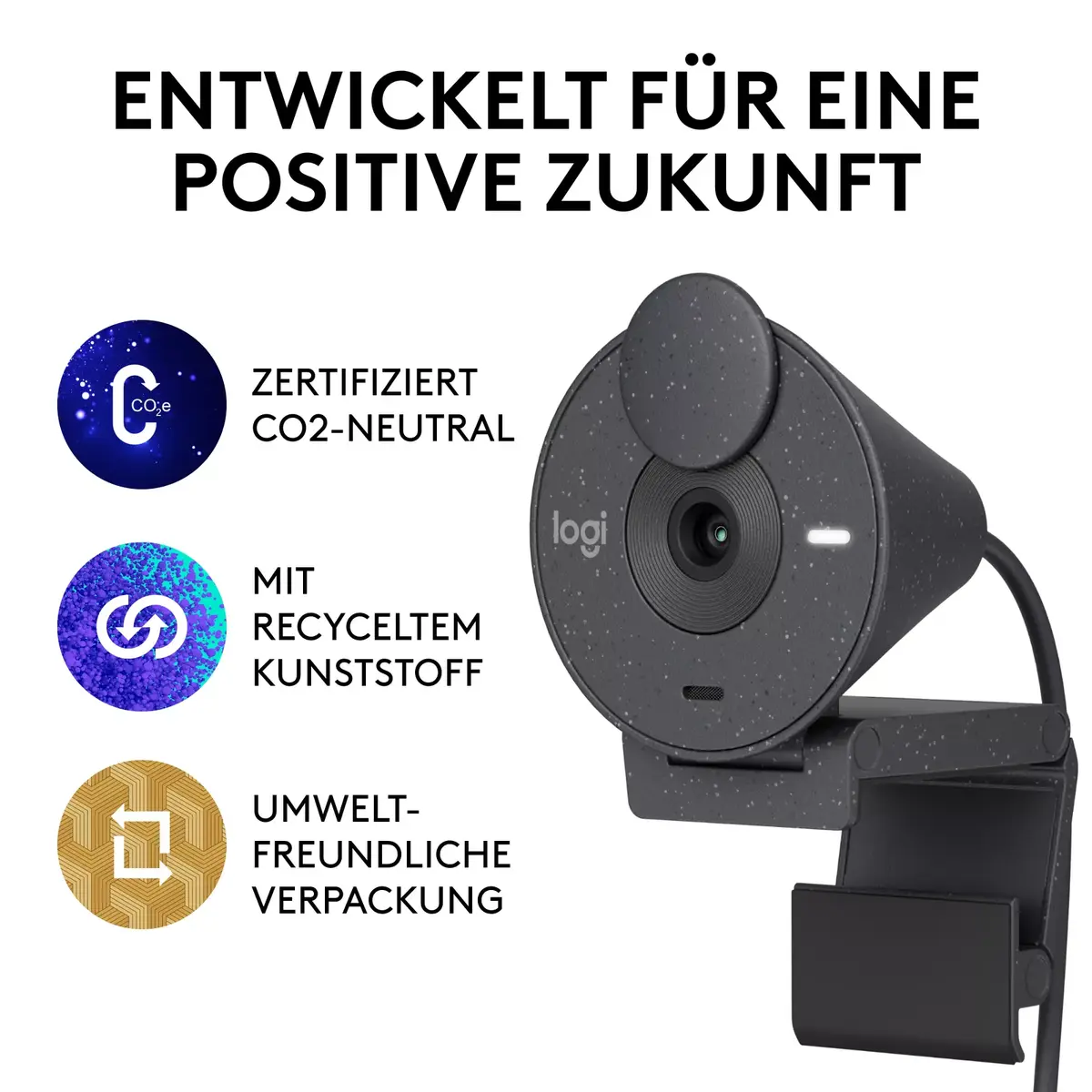 Веб-камера Logitech Brio 300 Photo 13