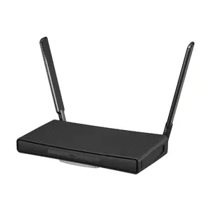 Tabletop router MikroTik hAP ax³ Dual-band Wi‑Fi 6, 4x Gigabit RJ‑45, 1x 2.5GbE, USB-A, 128MB flash, 1GB RAM, Qualcomm 1.8GHz, PoE, black