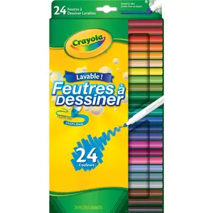 Набор для рисования Crayola VIVID CR585057 — 24 шт., для детей от 3 лет, размеры 260×160×10 мм