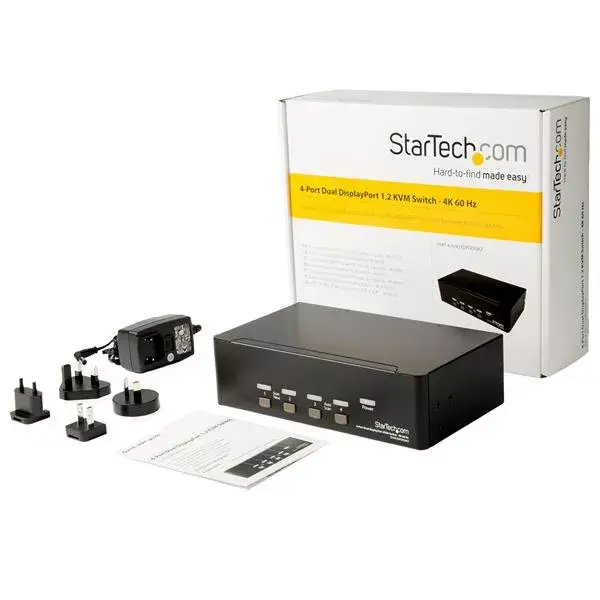 KVM Switch StarTech.com 4-Port Dual DisplayPort 4K 60Hz Photo 5
