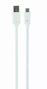 USB cable Gembird USB 3.2 Gen 1 (USB-C to USB-A) 0.1 m, white