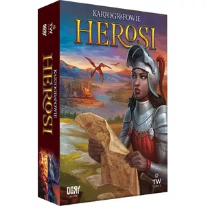 Board game Ogry Games Kartografowie: Herosi — tabletop strategy game, Polish edition