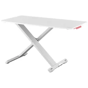 Notebook stand LEITZ Ergo Cosy — pneumatic-assisted height adjustment, min height 44 mm, weight 7.9 kg, grey