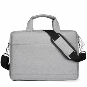 eSTUFF Baltimore Toploader Laptop Bag for 39.6 cm 15.6 inch Screens Grey Polyester with 2 Compartments and Front Pocket