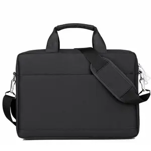 Gearlab GLB201610 Laptop Toploader Bag for 14.1-inch Notebooks in Black with 2 Compartments and 1 Front Pocket