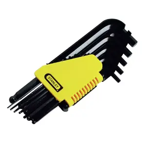 Hex key set STANLEY 12-piece ball-end hex keys, metric sizes (12 pcs)