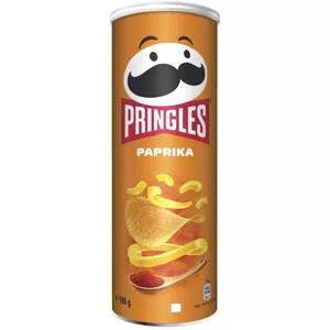Pringles Paprika kartupeļu čipsi 165 g — Pringles 165 g