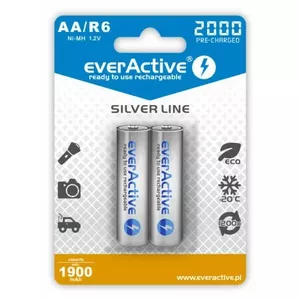 Everactive EVHRL6-2000 baterija Akumulators AA Niķeļa-metāla hidrīda (NiMH) iepakojumā 2 gb.