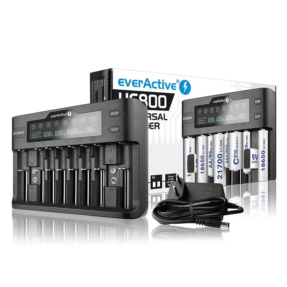 Akumulatoru lādētājs everActive UC-800 AC 12V 3A Photo 7