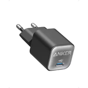Tīkla lādētājs Anker 511 Nano 3 — 30 W, 1× USB‑C, 100–240V, melns